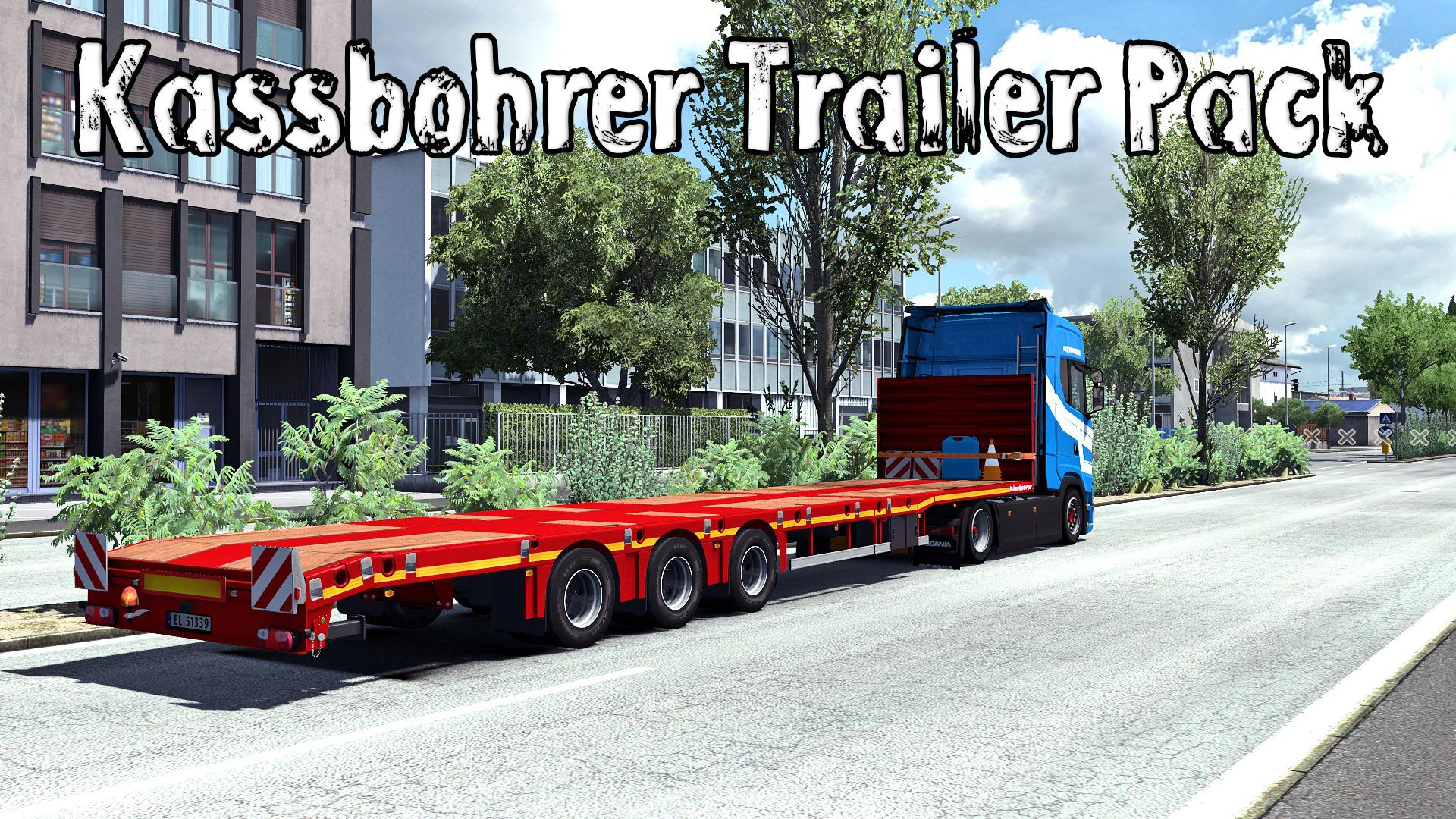 Pack Kassbohrer Trailer 1.36 ETS2 Euro Truck Simulator 2 Mods