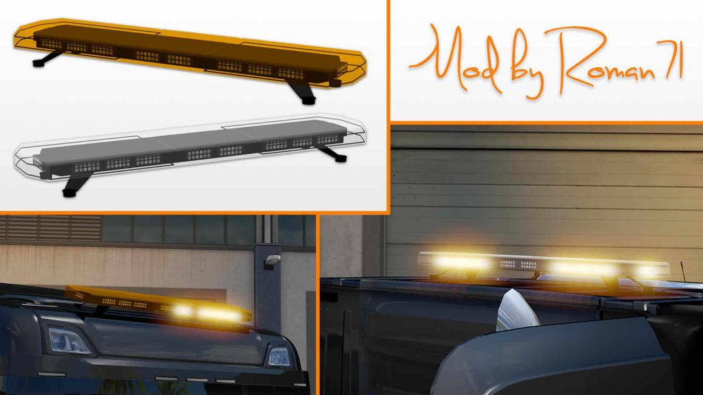 LED STROBOSCOPIC BEACONS v1.5 ETS2 Euro Truck Simulator 2 Mods