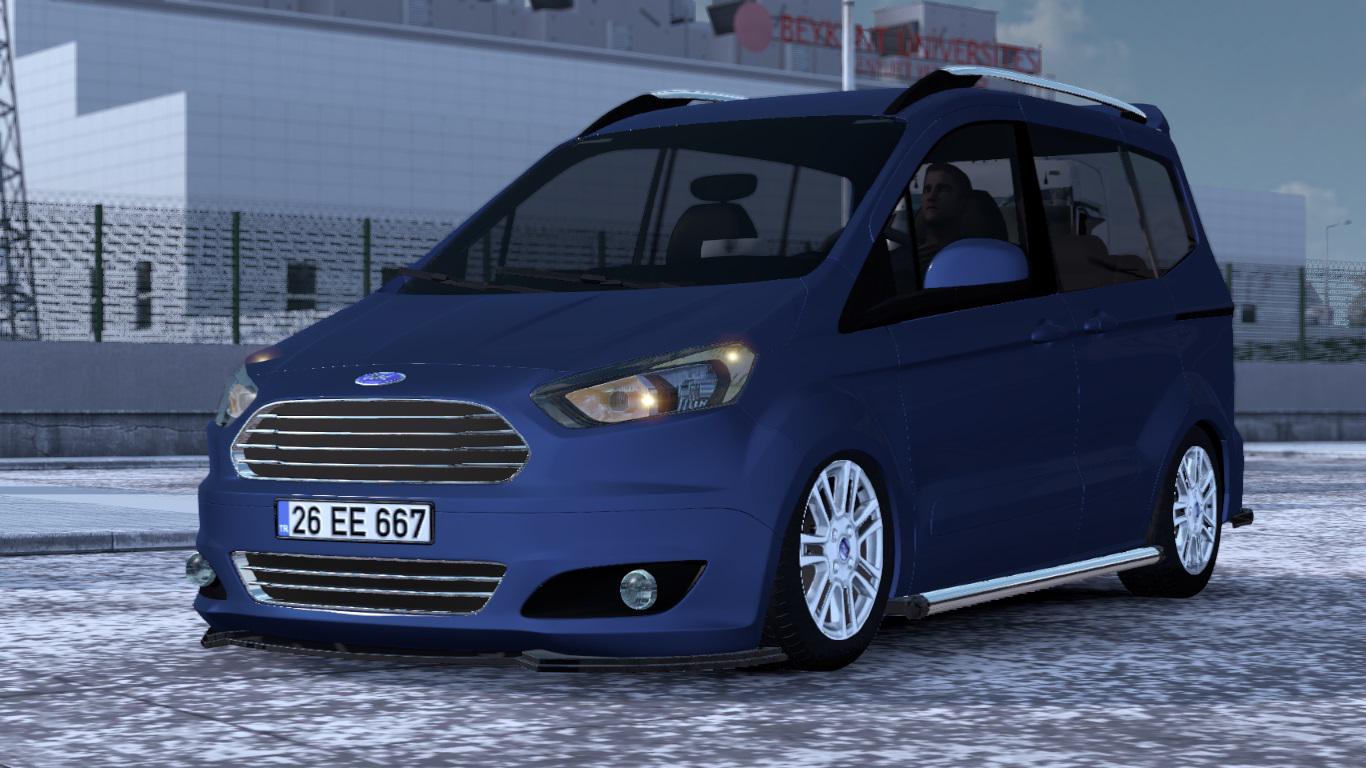 Ford Tourneo Courier V1R30 1.37 ETS2 Euro Truck Simulator 2 Mods