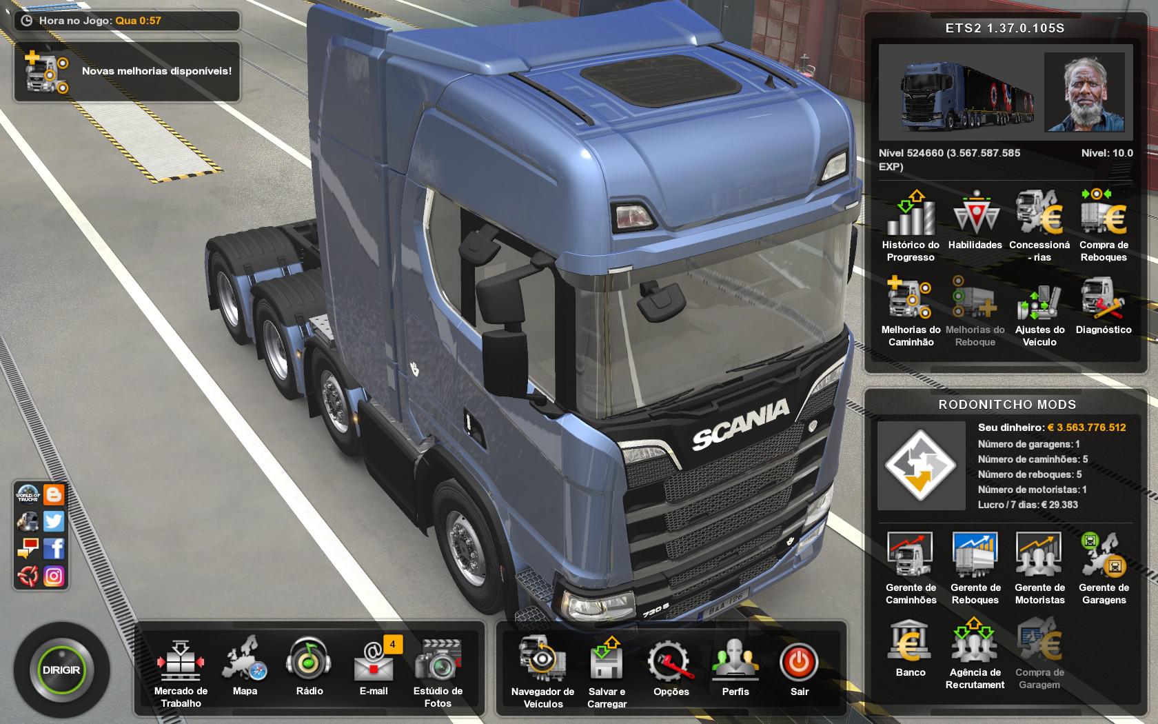 PROFILE ETS2 1.37.0.105S 3.563 EUROS 1.37 ETS2 Euro Truck Simulator 2