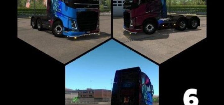 Volvo Fh Sexy Fantasy Skin For Ets 2 Euro Truck Simulator 2 Mods American Truck Simulator Mods 1436