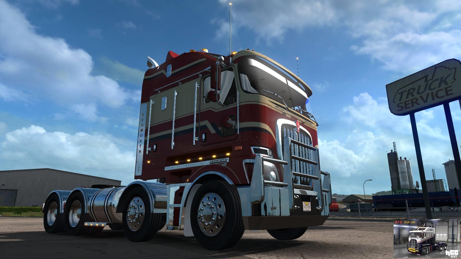 Rta Mods Kenworth K200 V143 Hcc Edit Bsa Edit For Ats V137 Ats Euro Truck Simulator 2 Mods