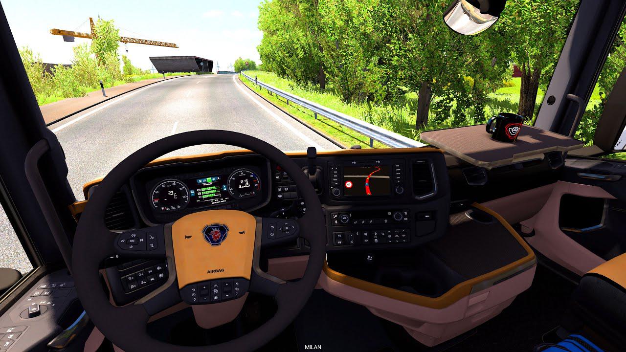 Scania Nextgen Rands Cremebeige Interior 137 Ets2 Euro Truck Simulator 2 Mods American Truck