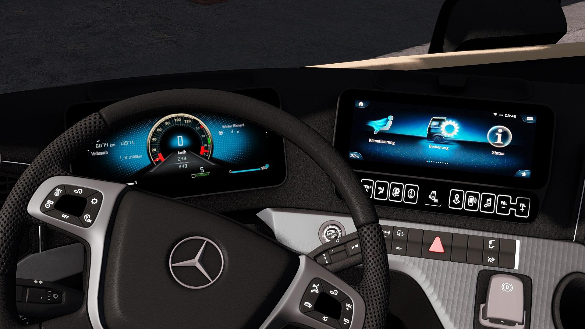 New truck - Mercedes Benz Actros MP5 2019 - SCS Software