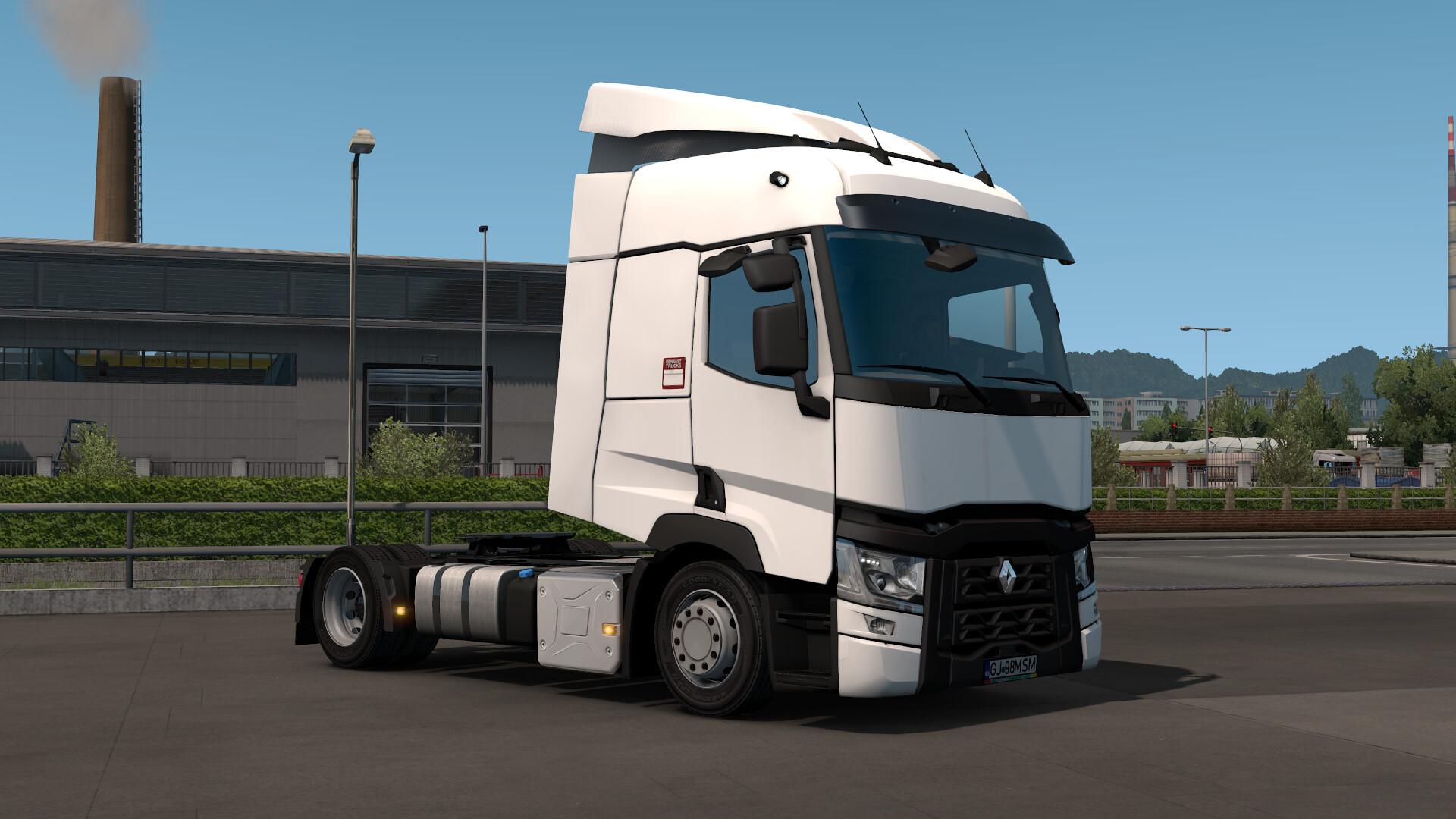 Realistic exhaust cover for Renault Range 1.38 ETS2 Euro Truck