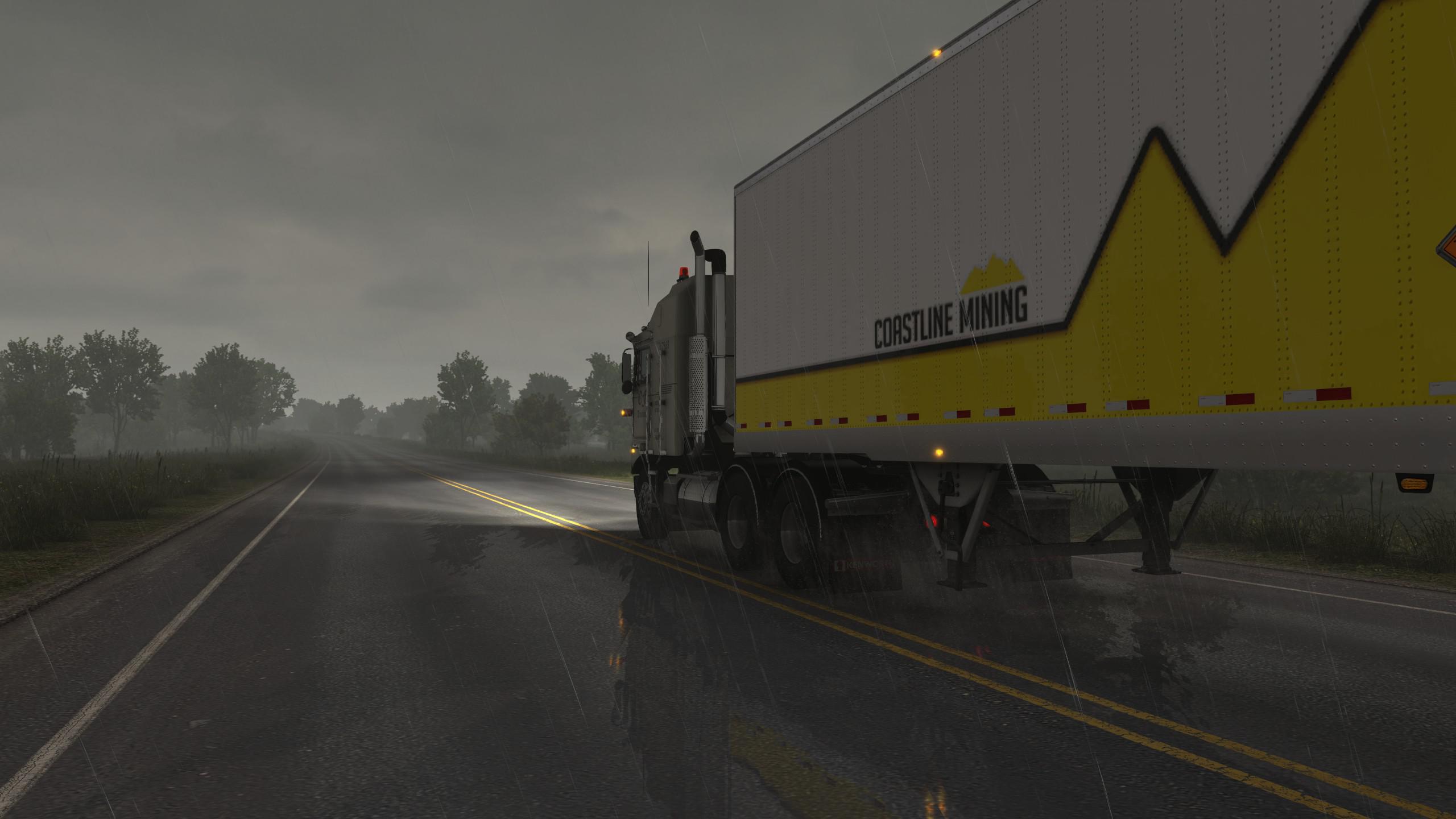 Realistic Rain v3.6 ATS 1.38 ATS Euro Truck Simulator 2 Mods