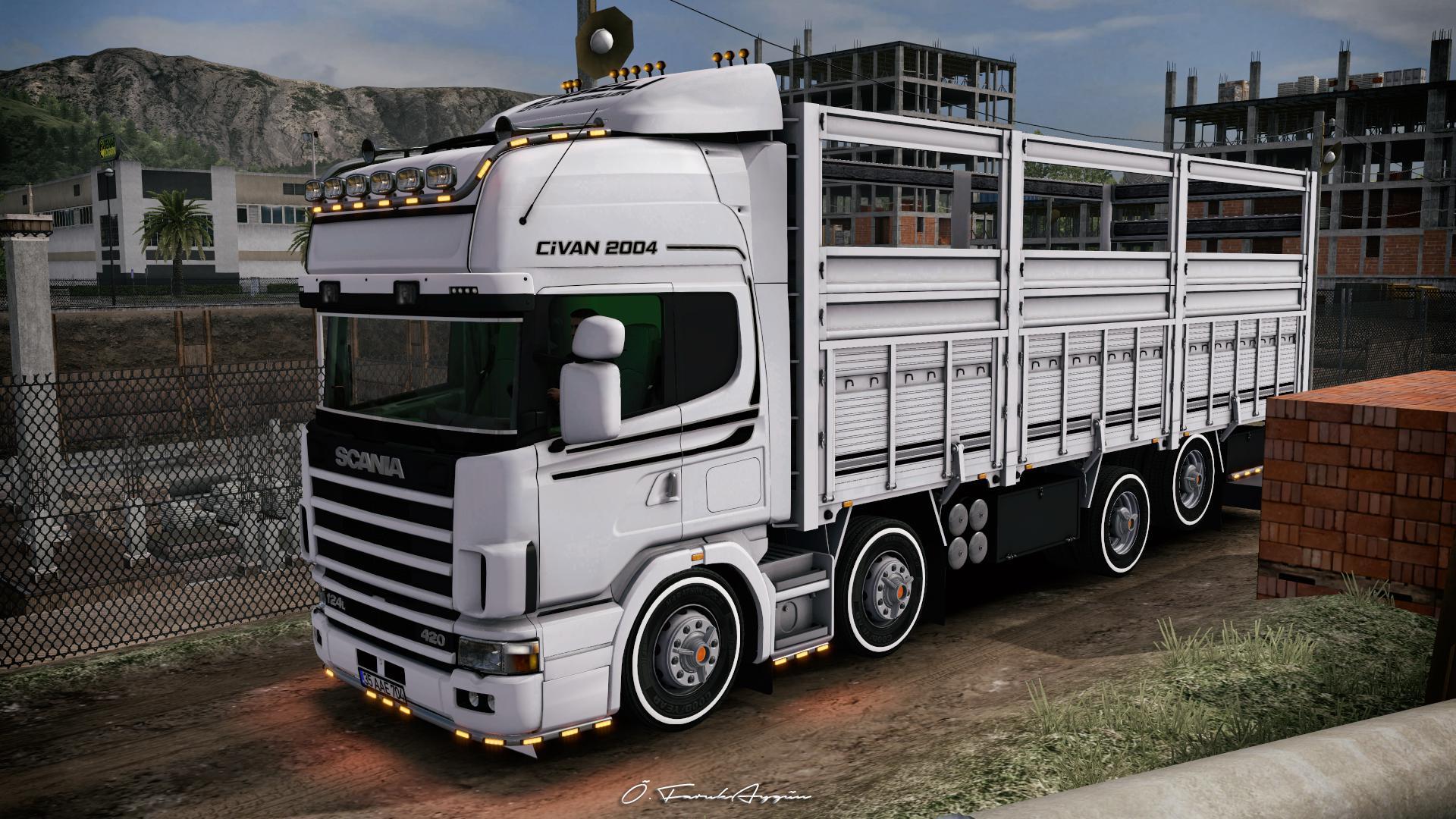 SCANIA 124L TOPLINE UNLOCKED VERSION 1.37 ETS2 Euro Truck Simulator 2