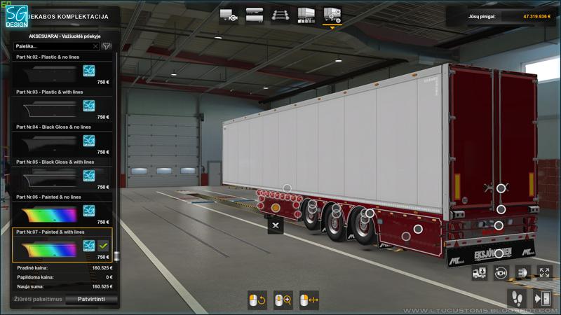 Scs Trailer Tuning Pack V17 Ets2 Euro Truck Simulator 2 Mods American Truck Simulator Mods