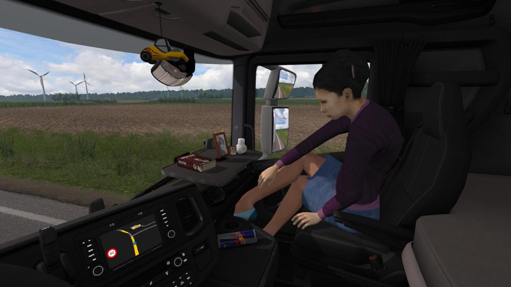 Animated Female Passenger In Truck V22 138 Ets2 Euro Truck Simulator 2 Mods American Truck