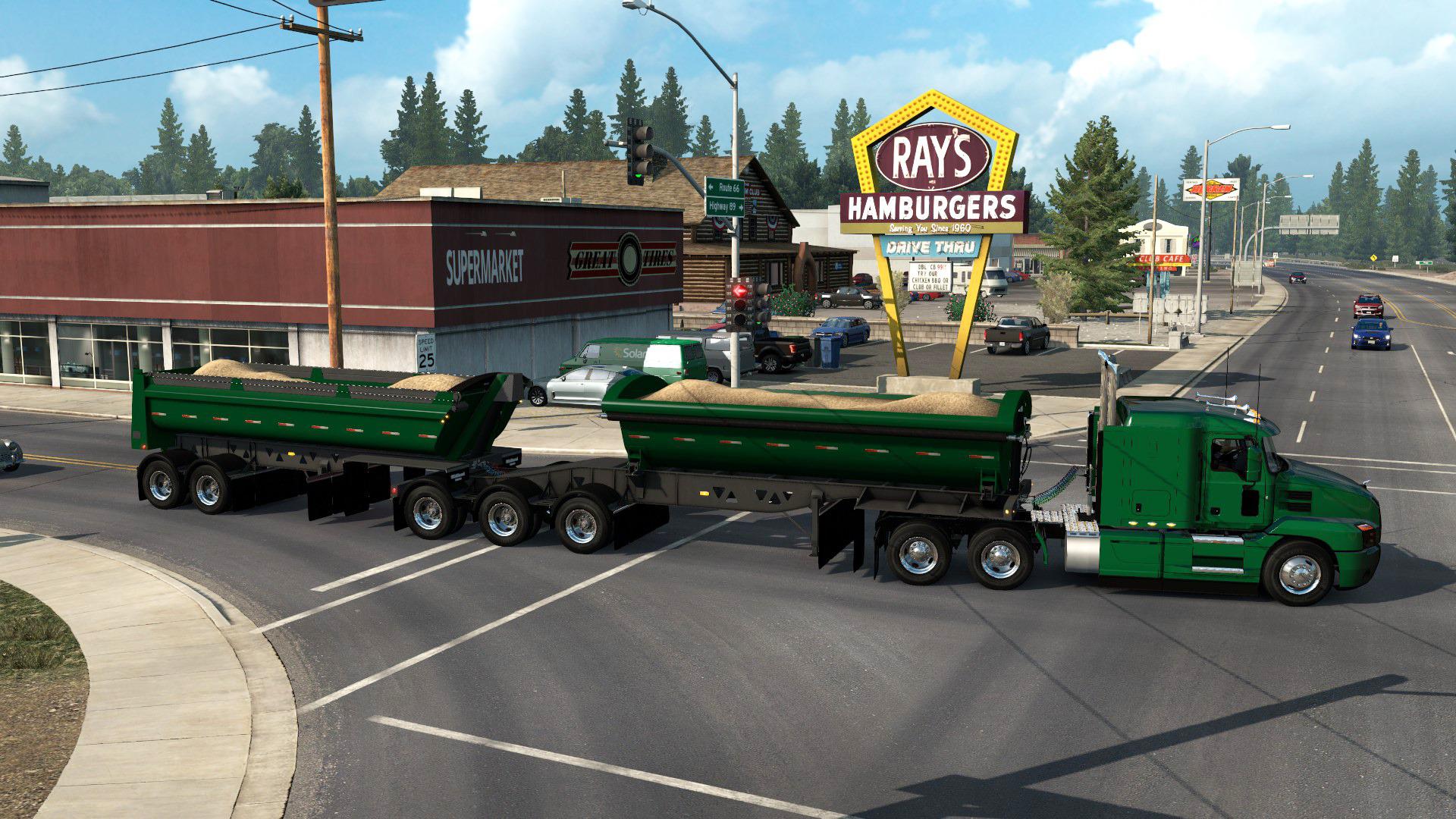 The Midland B-Train Dump Trailer Ownable 1.38 ATS - Euro Truck ...