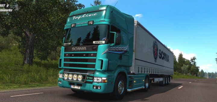 Parker Transport Rjl Scania T Skin V1.0 Ets2 - Euro Truck Simulator 2 