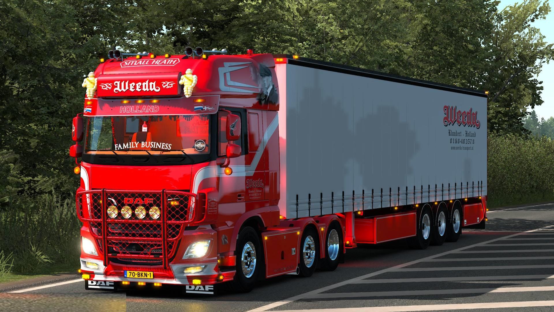 Weeda Transport Daf V10 Ets2 Euro Truck Simulator 2 Mods American Truck Simulator Mods