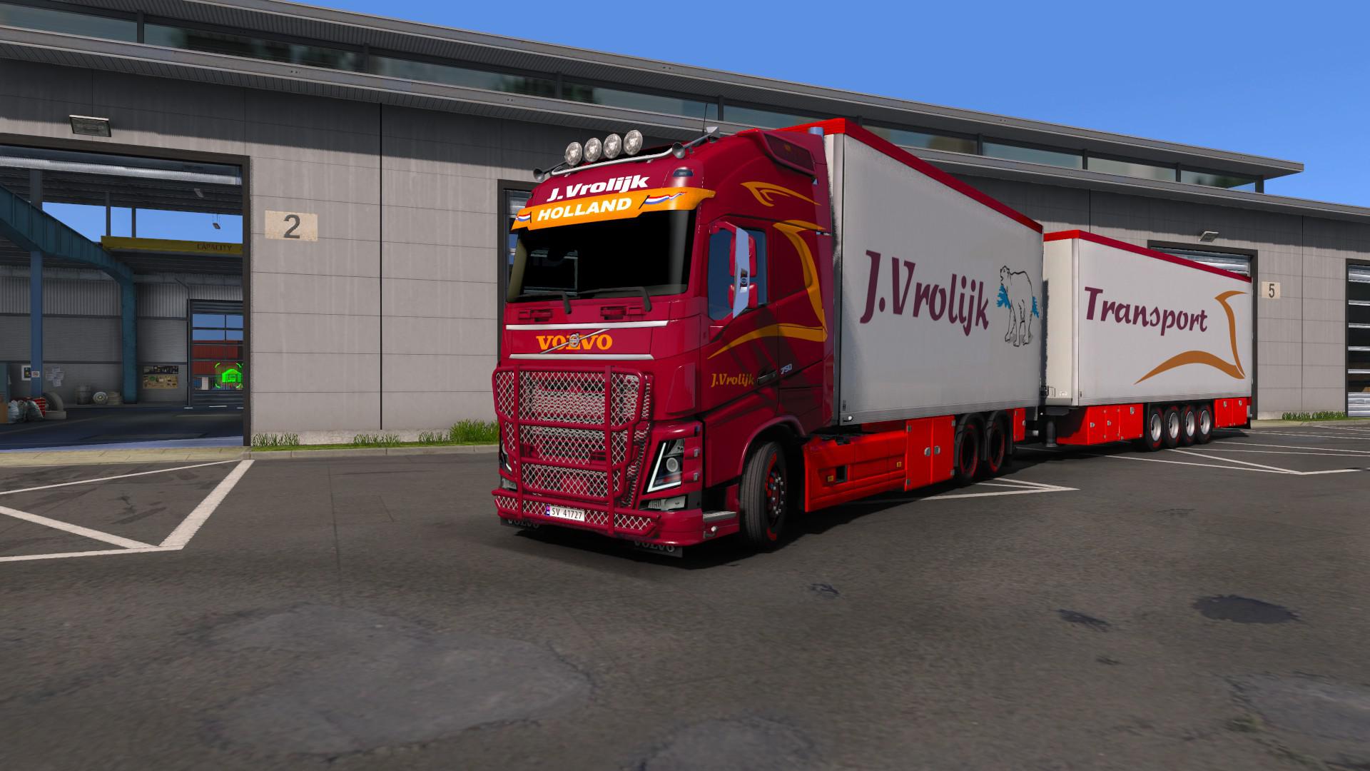 Bdf Tandem J Vrolijk Transport Skins V Ets Euro Truck Simulator Mods American Truck
