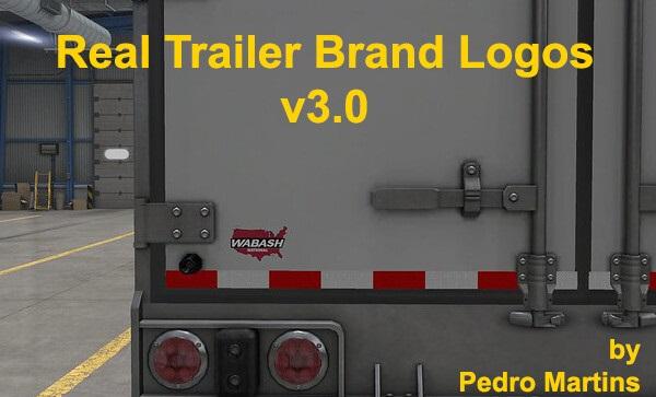 Real Trailer Brand Logos V3 0 Ats Euro Truck Simulator 2 Mods American Truck Simulator Mods