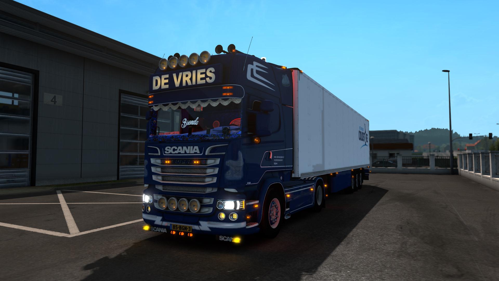 Scania DE Vries official 1.39 ETS2 Euro Truck Simulator 2 Mods