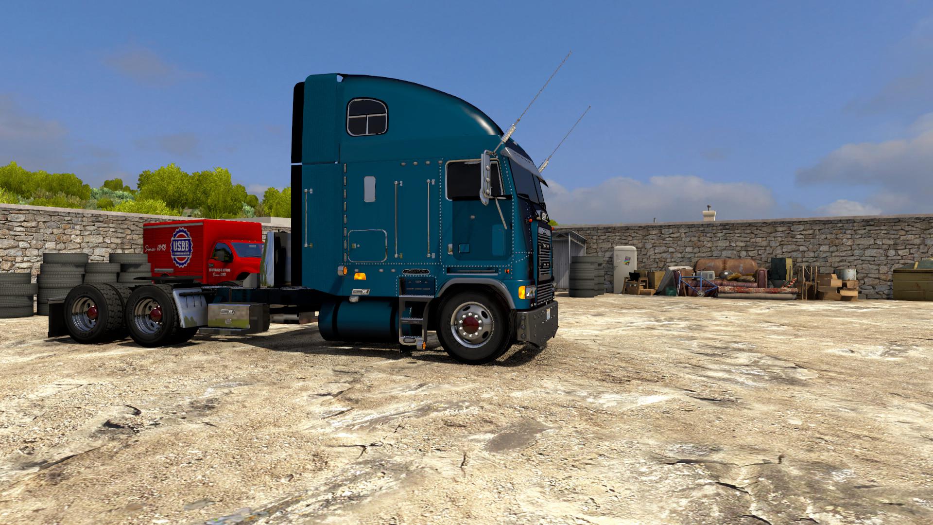 Freightliner Flb Cabover 139 Ats Euro Truck Simulator 2 Mods American Truck Simulator Mods
