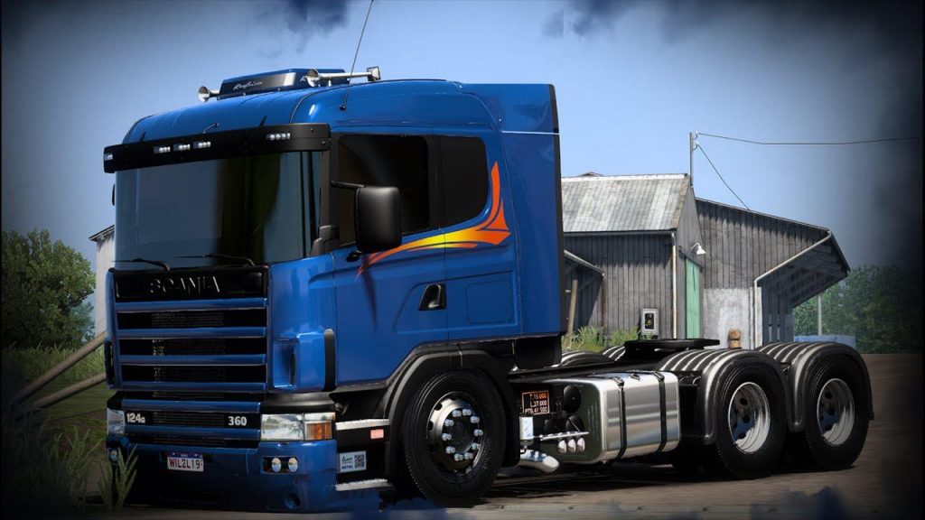 scania truck driving simulator low volume