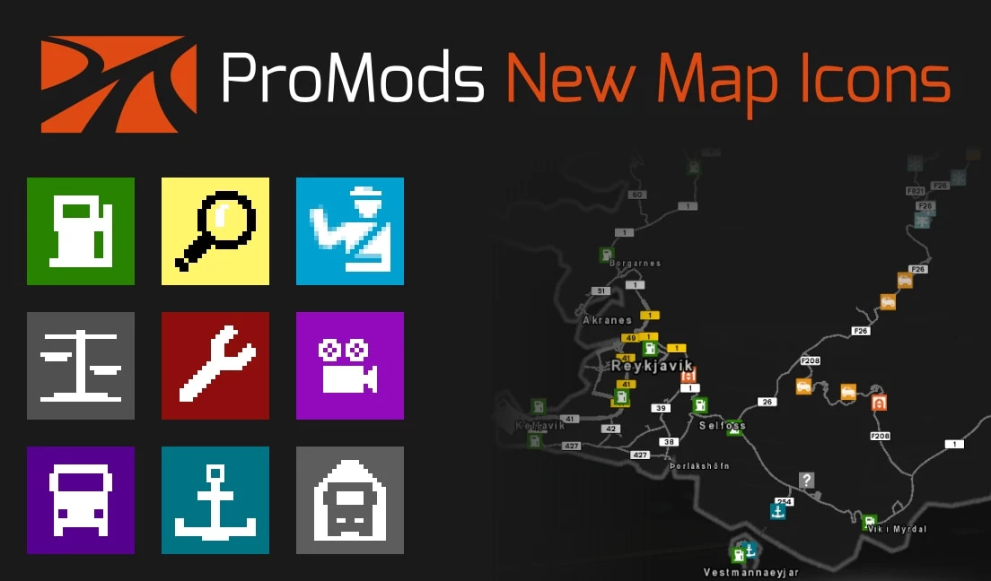 New Map Icons Promods Version Ets Euro Truck Simulator Mods My XXX Hot Girl