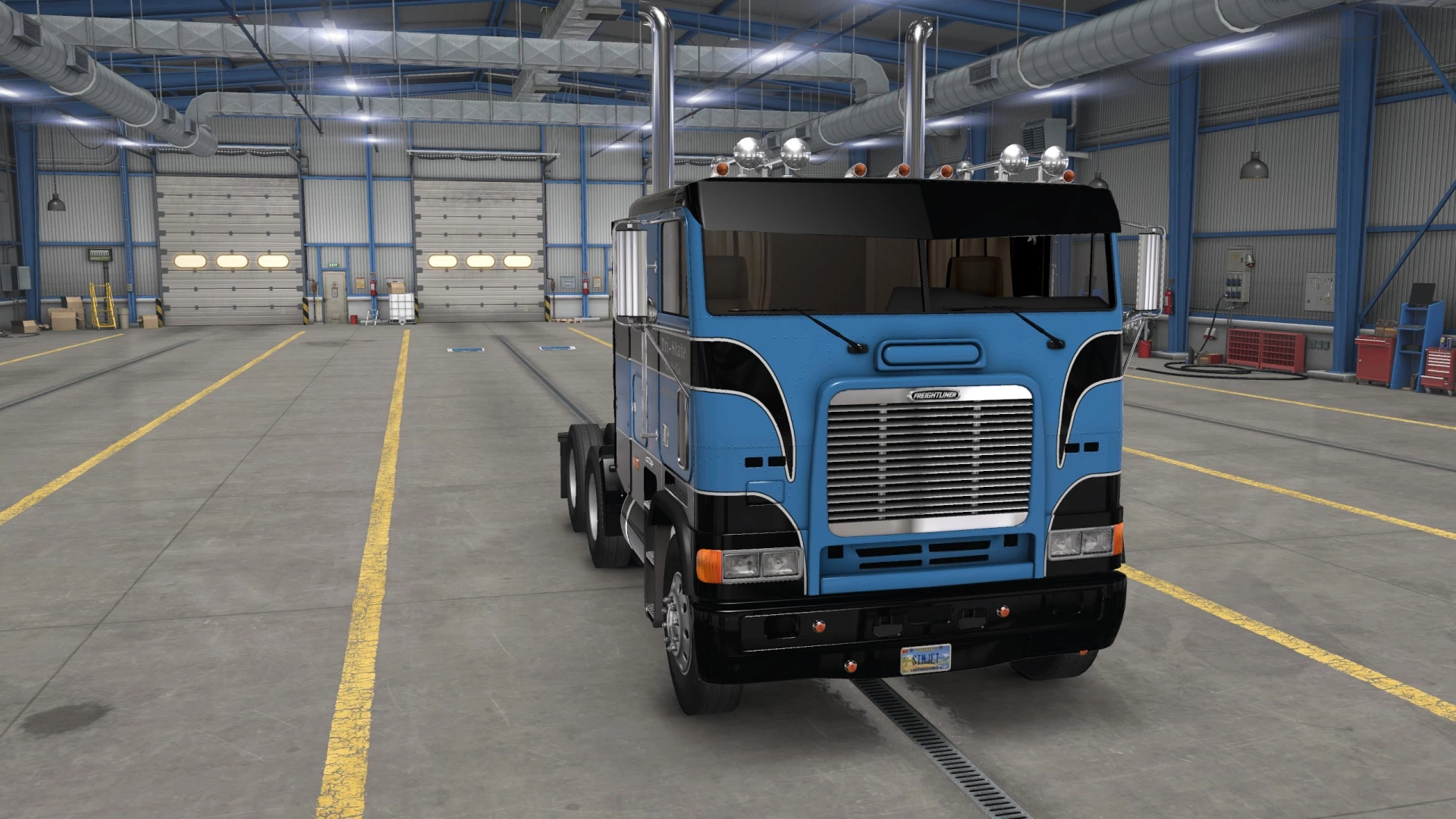 Freightliner Cabover Skin Pack For Harvens Flb Mod V10 Ats Euro Truck Simulator 2 Mods