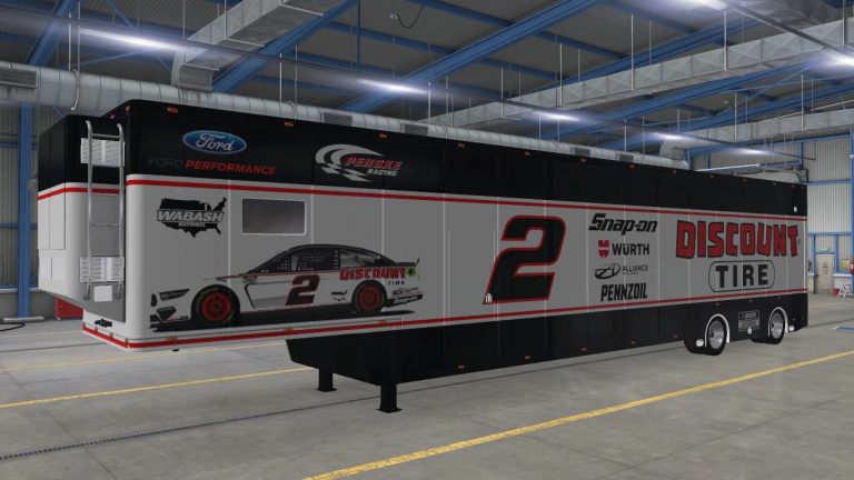 Nascar Featherlite Trailer Skins V Ats Euro Truck Simulator Mods American Truck