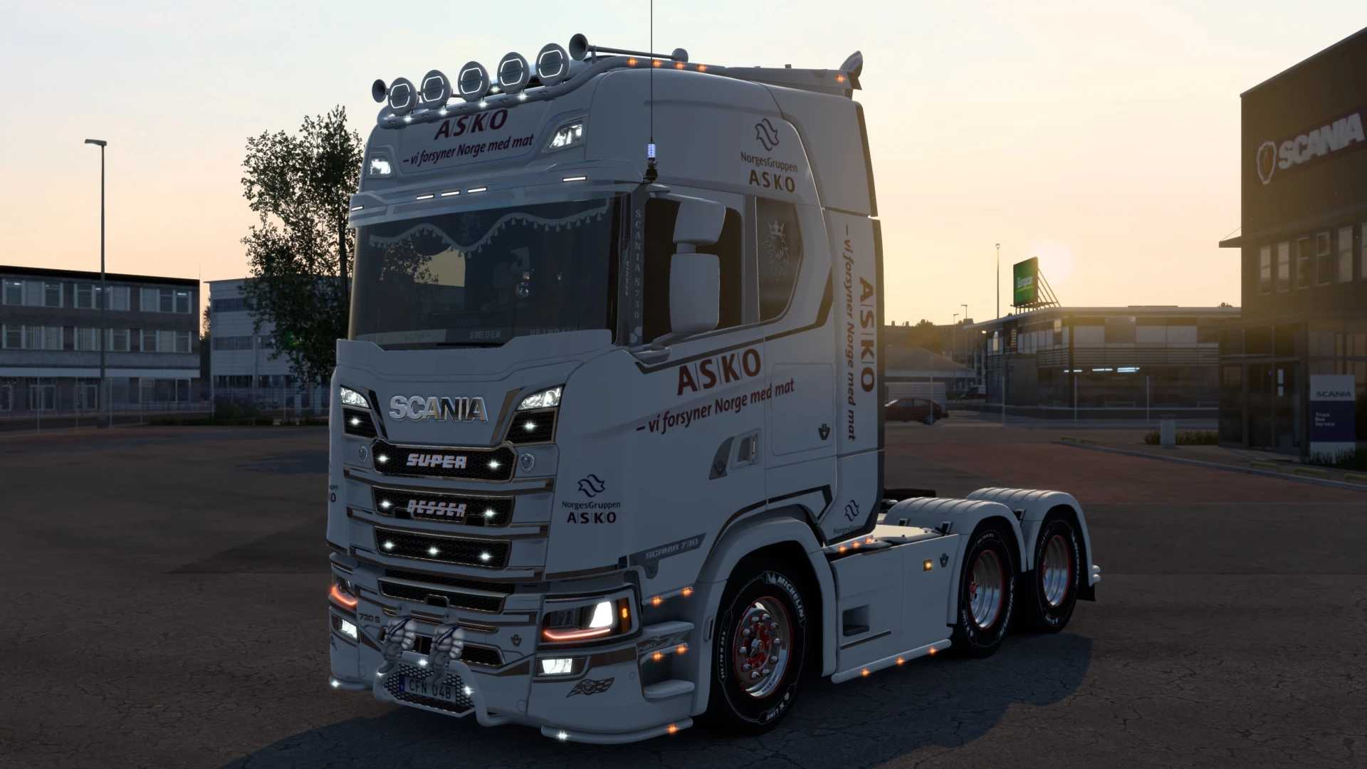 Scania S Asko Paintjob V Ets Euro Truck Simulator Mods American Truck Simulator Mods