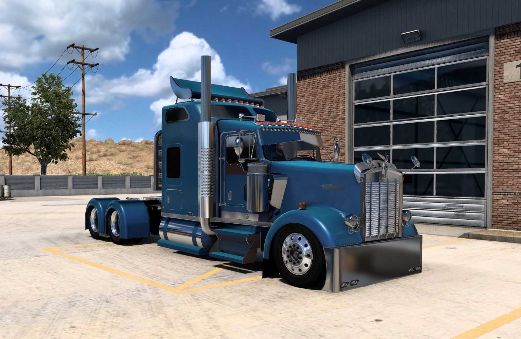 Kenworth W900l Custom 143 Ats Euro Truck Simulator 2 Mods American Truck Simulator Mods