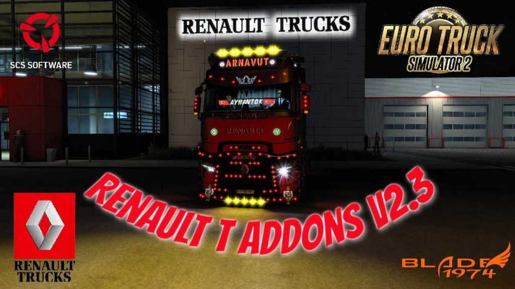 Renault T Addons V2.3 1.42 ETS2 - Euro Truck Simulator 2 Mods ...