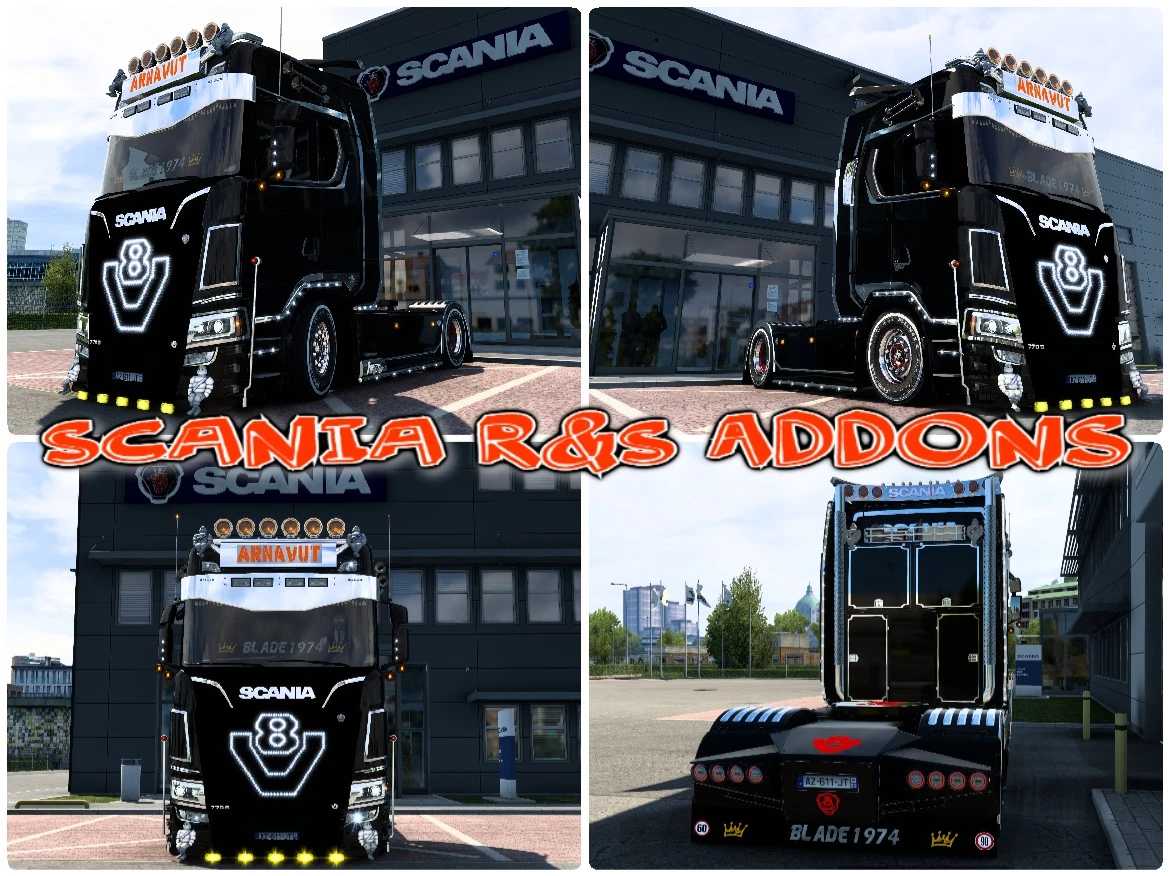 Scania R S Addons V58 142 Ets2 Euro Truck Simulator 2 Mods American Truck Simulator Mods