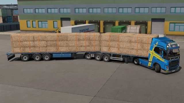 SCS Flatbed B-Double V1.4 By XXCARL1992Xx 1.43.x ETS2 - Euro Truck ...