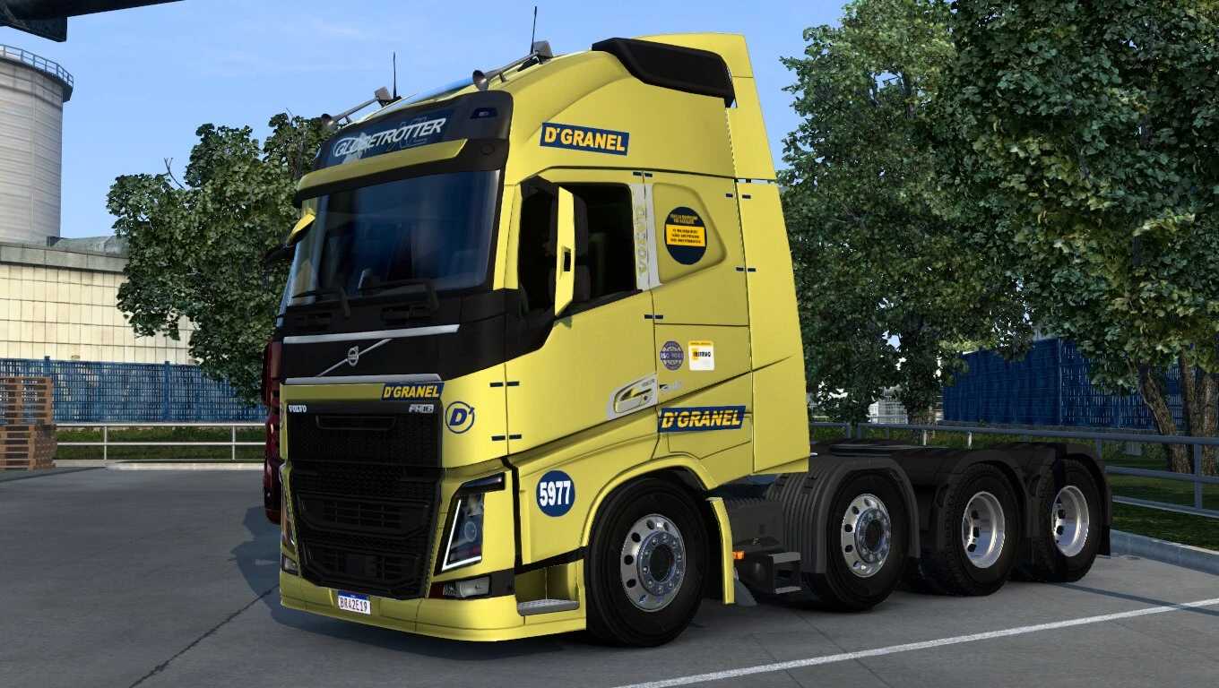 Caminhão Daf + Granel Arqueada Qualificada Mods Ets2 1.44