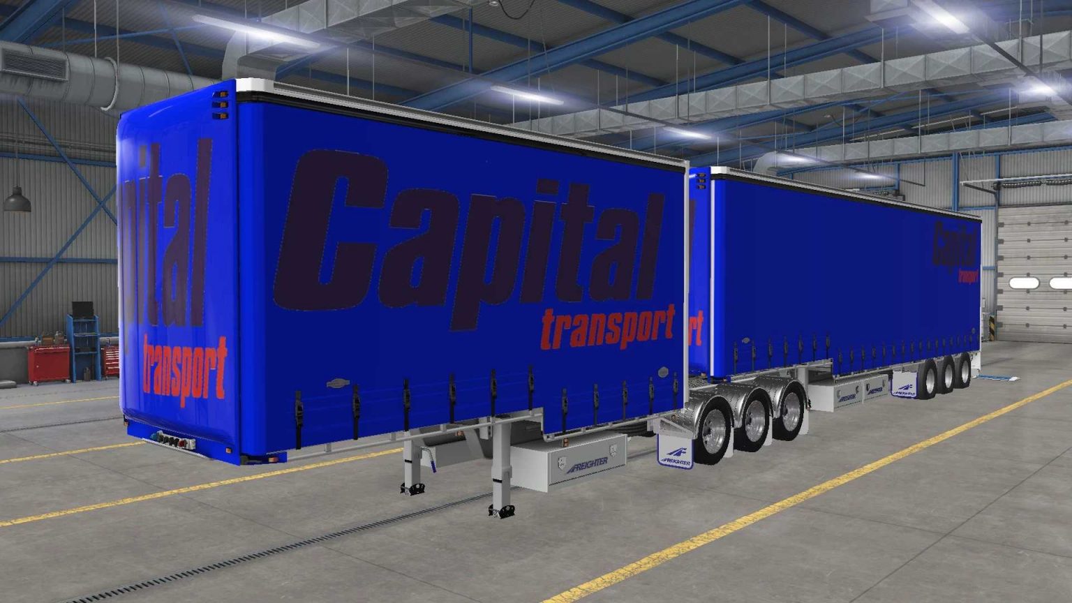 The Godfather's TSA Drop Deck Trailer Skins Pack v1.3 ATS Euro Truck