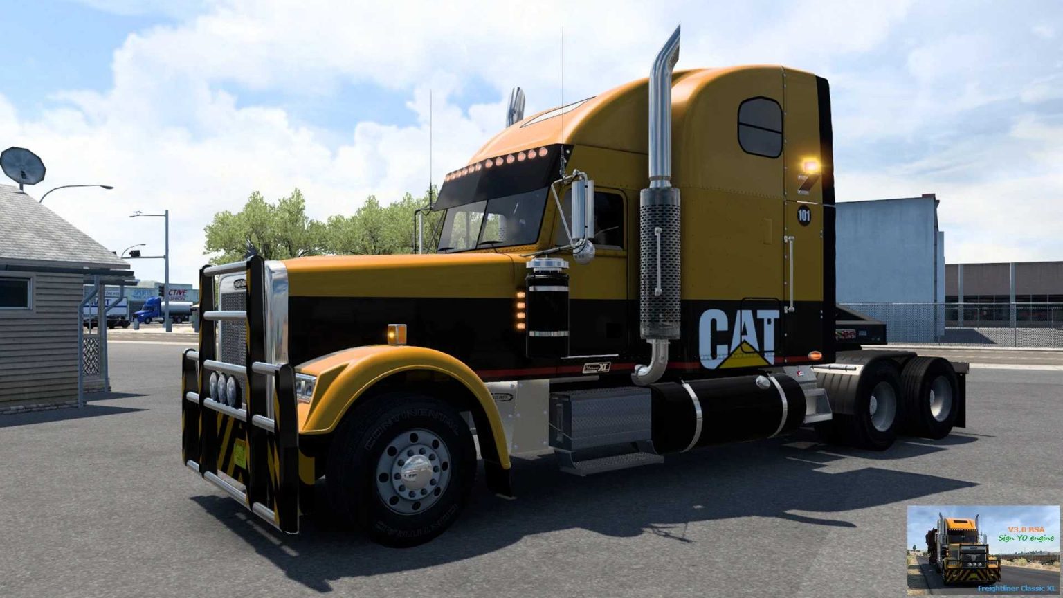 Freightliner Classic Xl V30 Bsa Adngine V144 Ats Euro Truck Simulator 2 Mods American