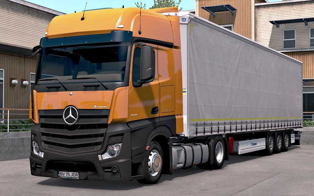 Mercedes New Actros V Ets Euro Truck Simulator Mods American Truck Simulator Mods