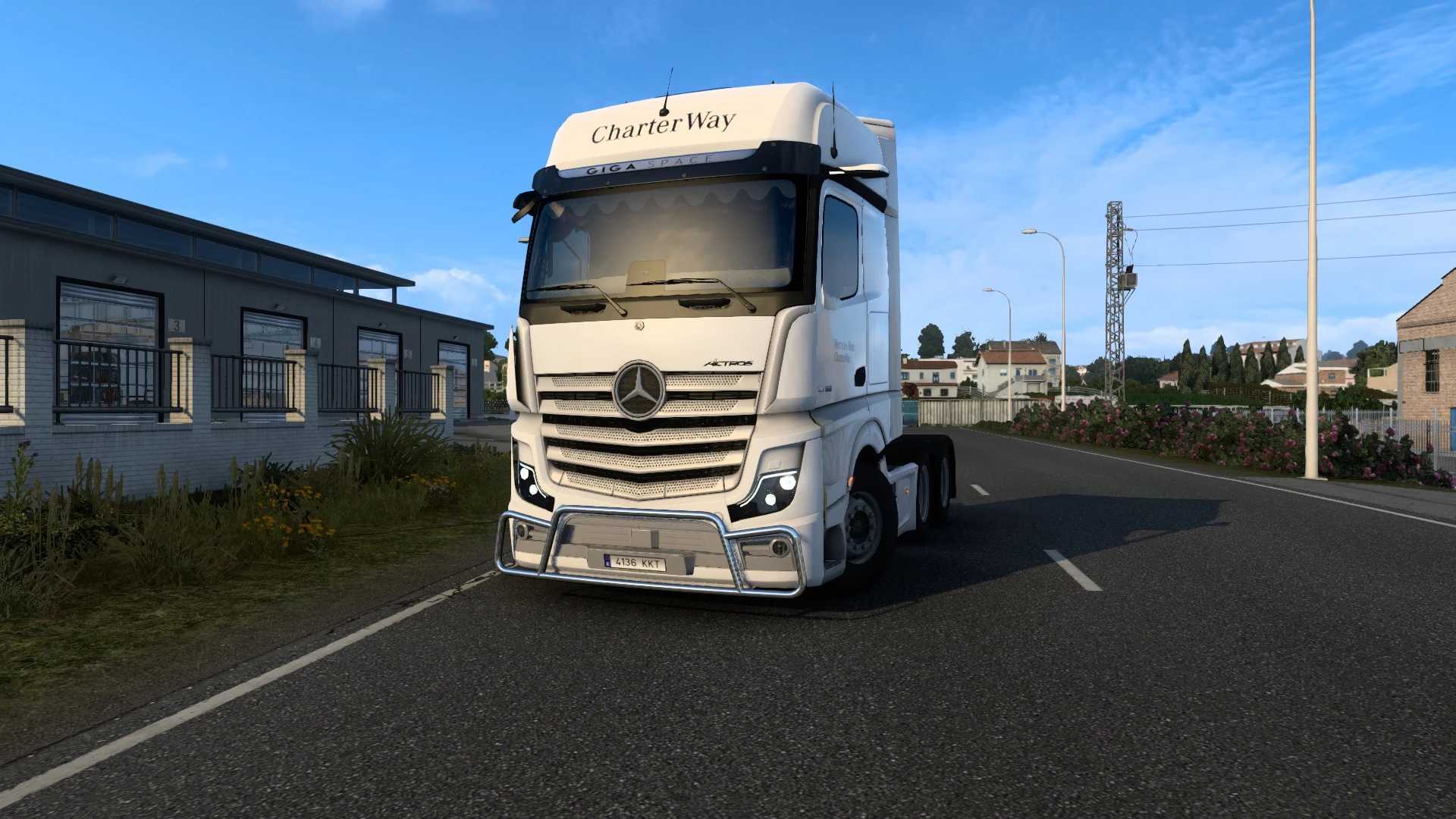 MERCEDES BENZ NEW ACTROS MP5 1.44 ETS2 - Euro Truck Simulator 2 Mods