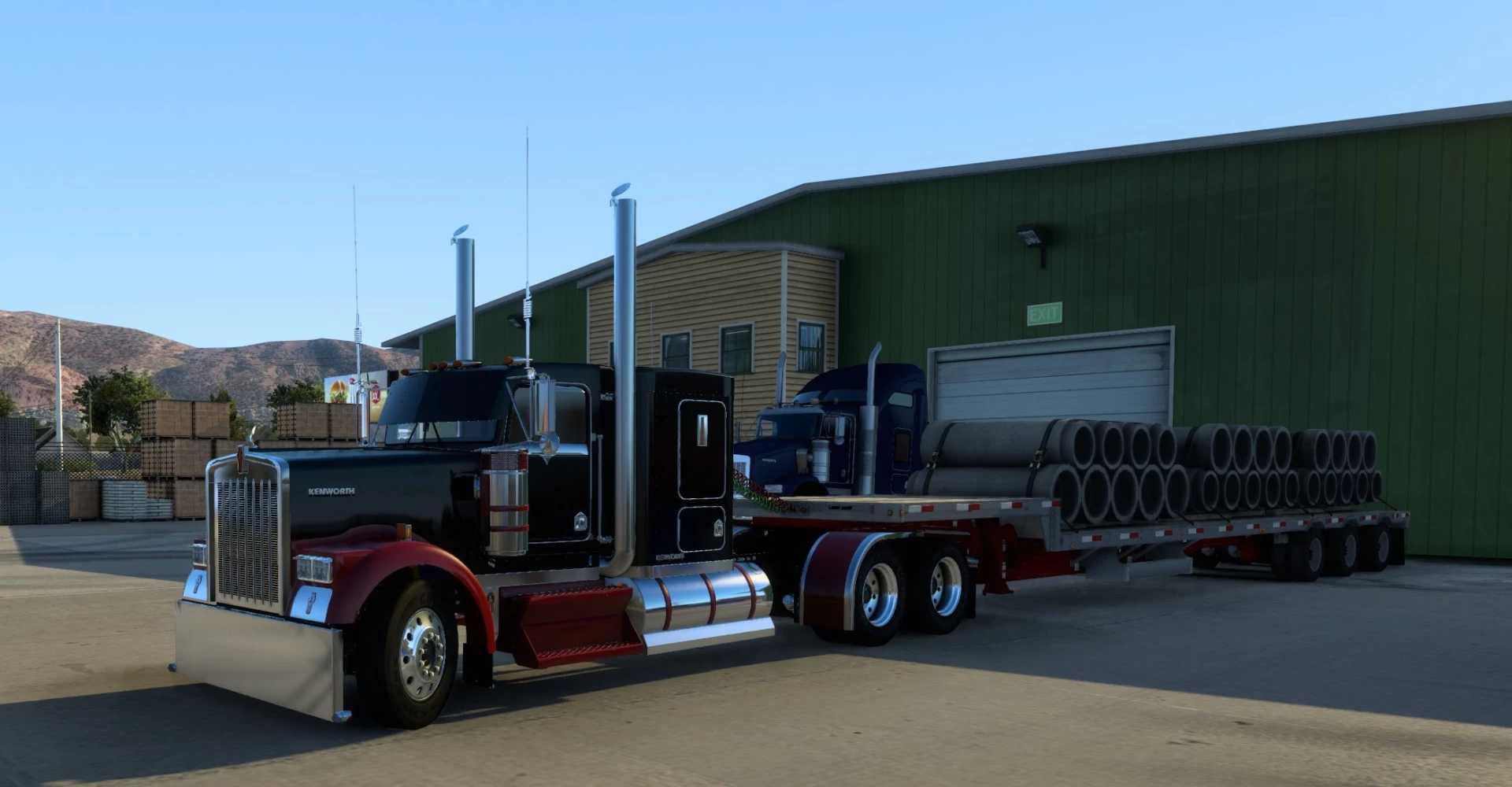 Kenworth W900 Lb 145 Ats Euro Truck Simulator 2 Mods American Truck Simulator Mods 