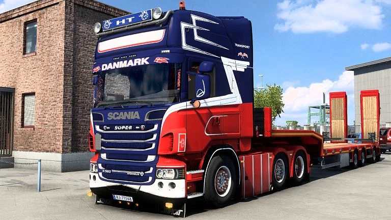 Scania Fred Ex Bjarne Nielsen Skin V20 Ets2 Euro Truck Simulator 2 Mods American Truck