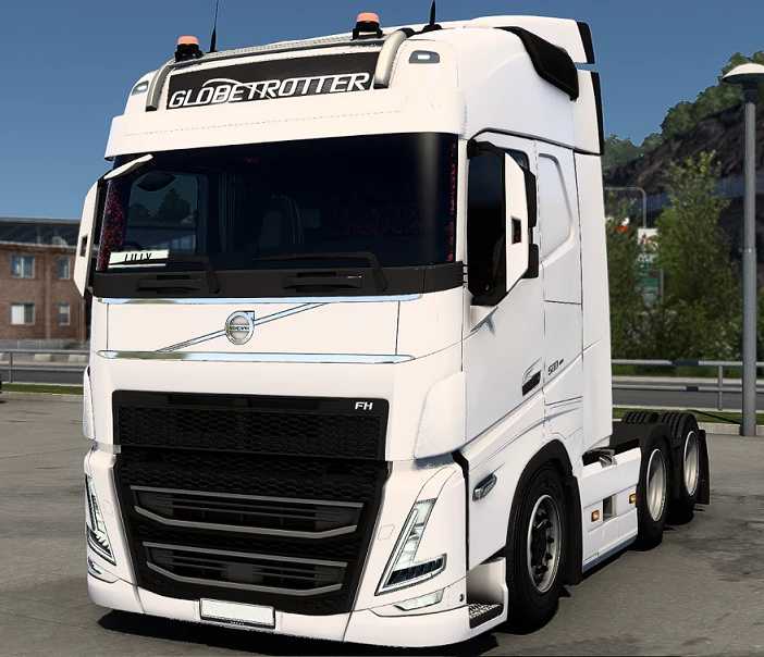 Volvo Fh5 Red Danish Plush Interior Exterior V3 0 Ets2 Euro Truck