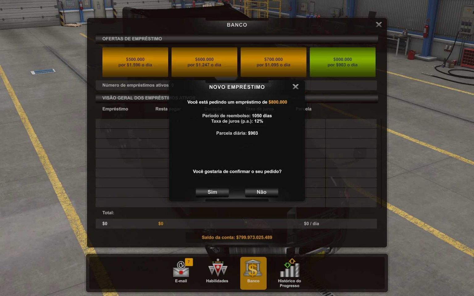 Bank With More Money And Time To Pay Ats Euro Truck Simulator Mods American