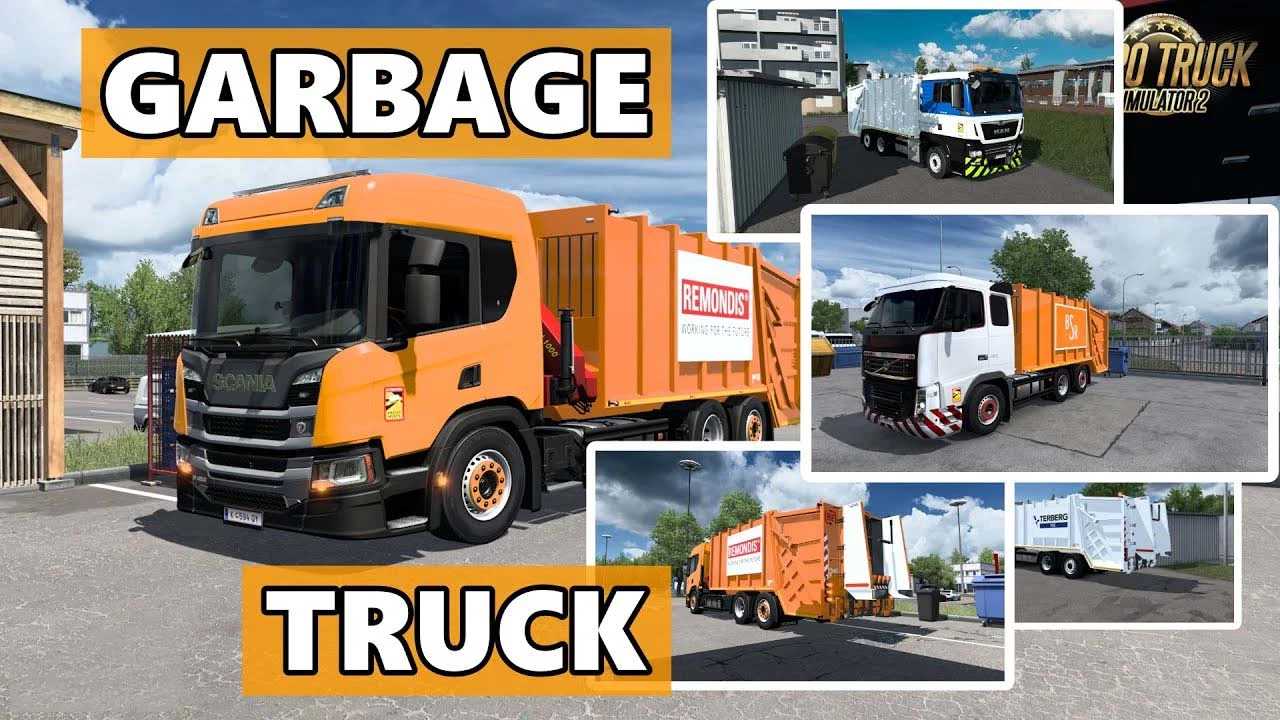 Garbage Truck V03 Beta Ets2 Euro Truck Simulator 2 Mods American Truck Simulator Mods 3210