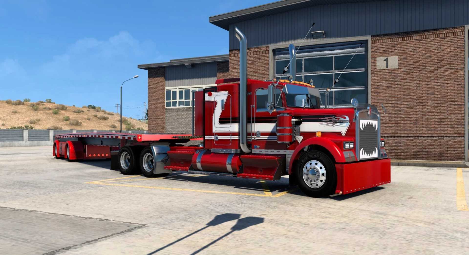 Kenworth w900 l/b 1.46 ATS Euro Truck Simulator 2 Mods American