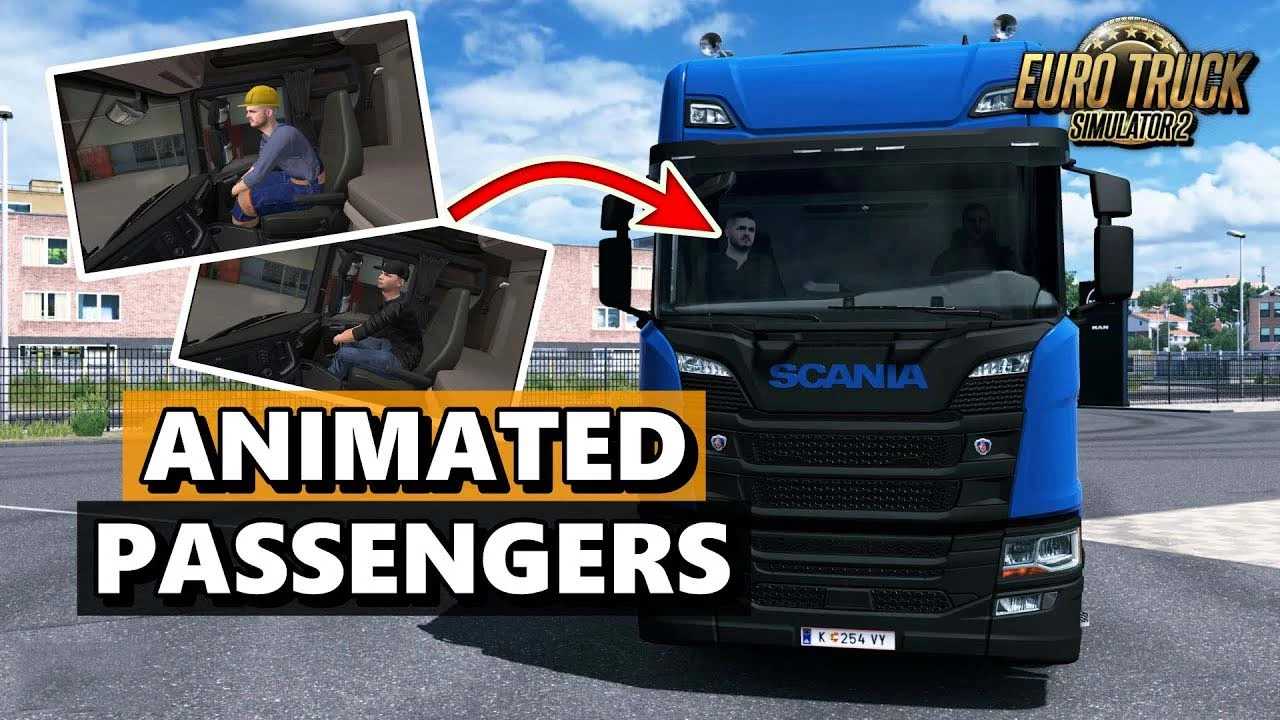 Animated Passenger Update 146 Ets2 Euro Truck Simulator 2 Mods American Truck Simulator Mods