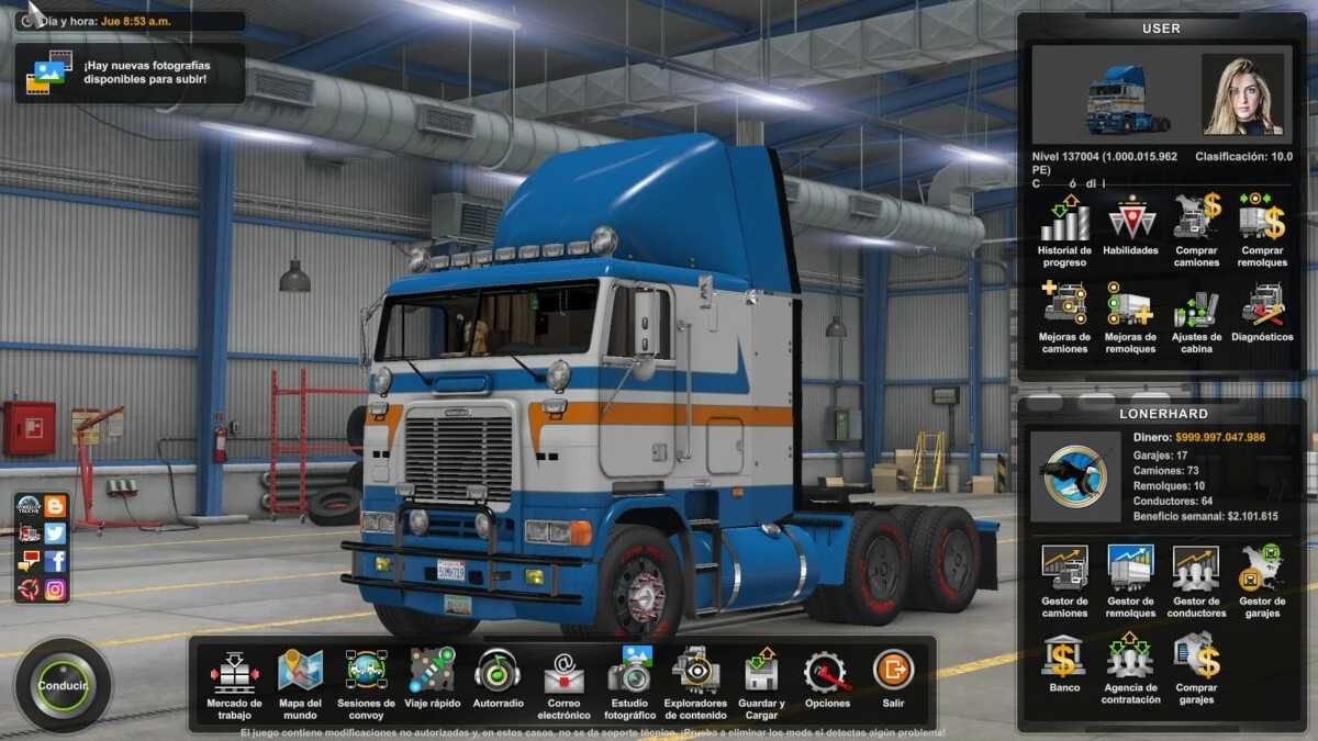 Freightliner Flb Low Cab 146 Ats Euro Truck Simulator 2 Mods American Truck Simulator Mods
