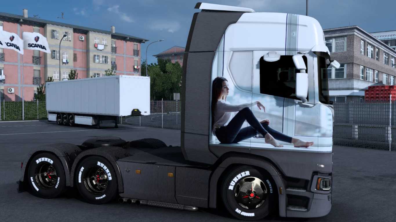 Scania Woman Skin ETS Euro Truck Simulator Mods American Truck Simulator Mods