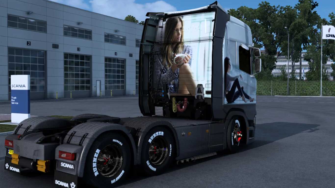 Scania Woman Skin 01 146 Ets2 Euro Truck Simulator 2 Mods American Truck Simulator Mods 0550