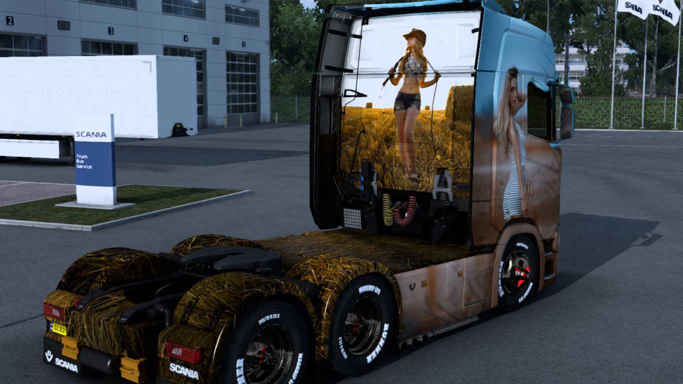 Scania Woman Skin Ets Euro Truck Simulator Mods American Truck Simulator Mods