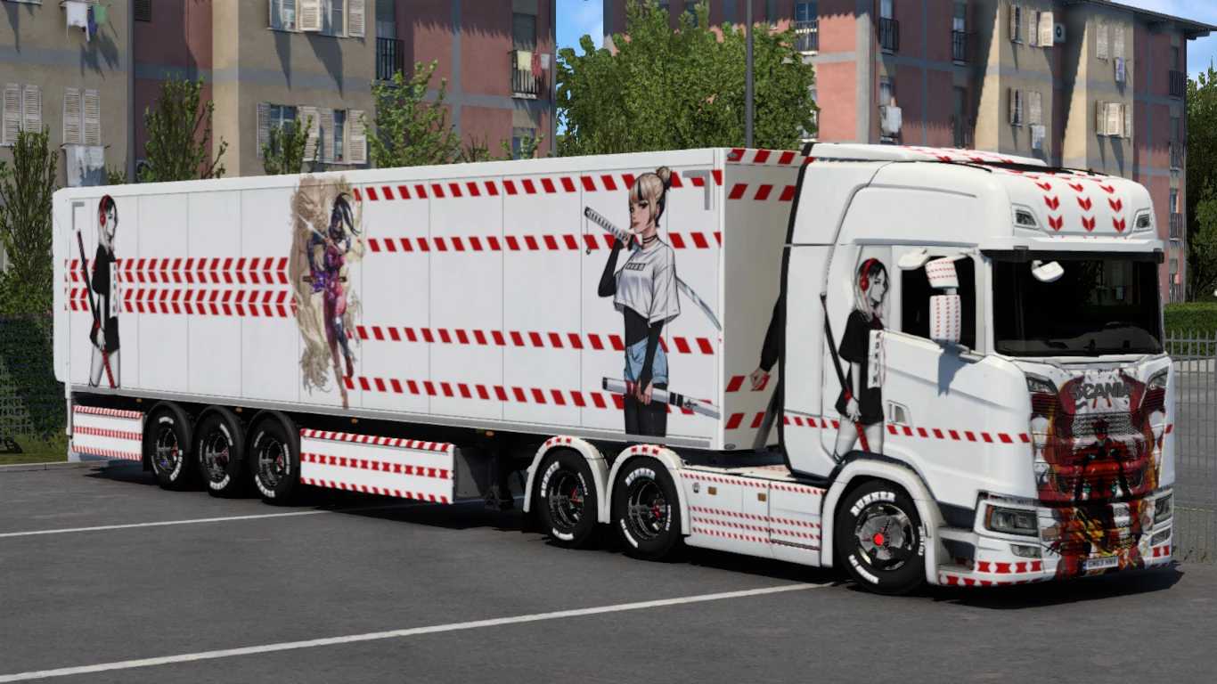 Scania Anime Katana Girl Skin 1.46 ETS2 - Euro Truck Simulator 2 Mods |  American Truck Simulator Mods