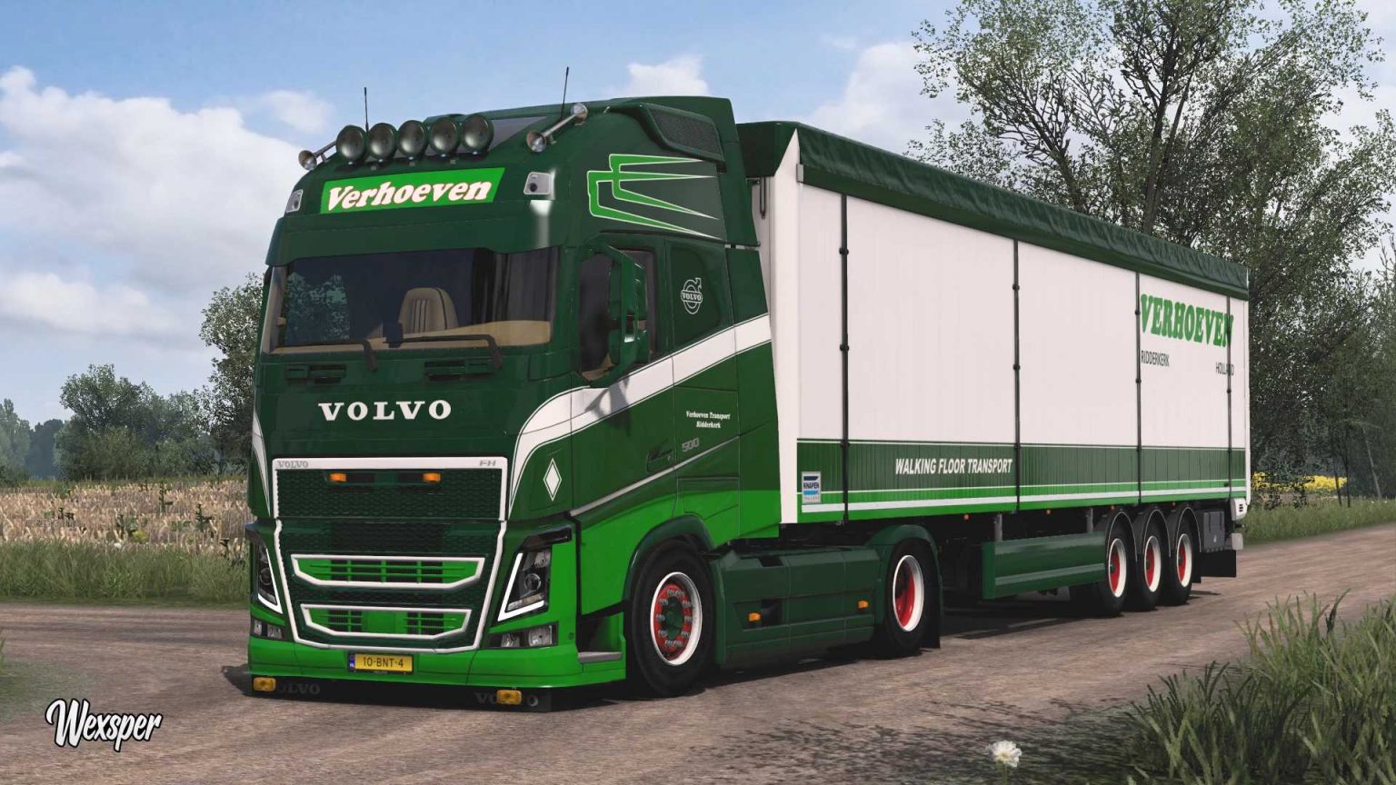 Volvo Fh 2012 Verhoeven Transport Skin Pack V10 Ets2 Euro Truck Simulator 2 Mods American