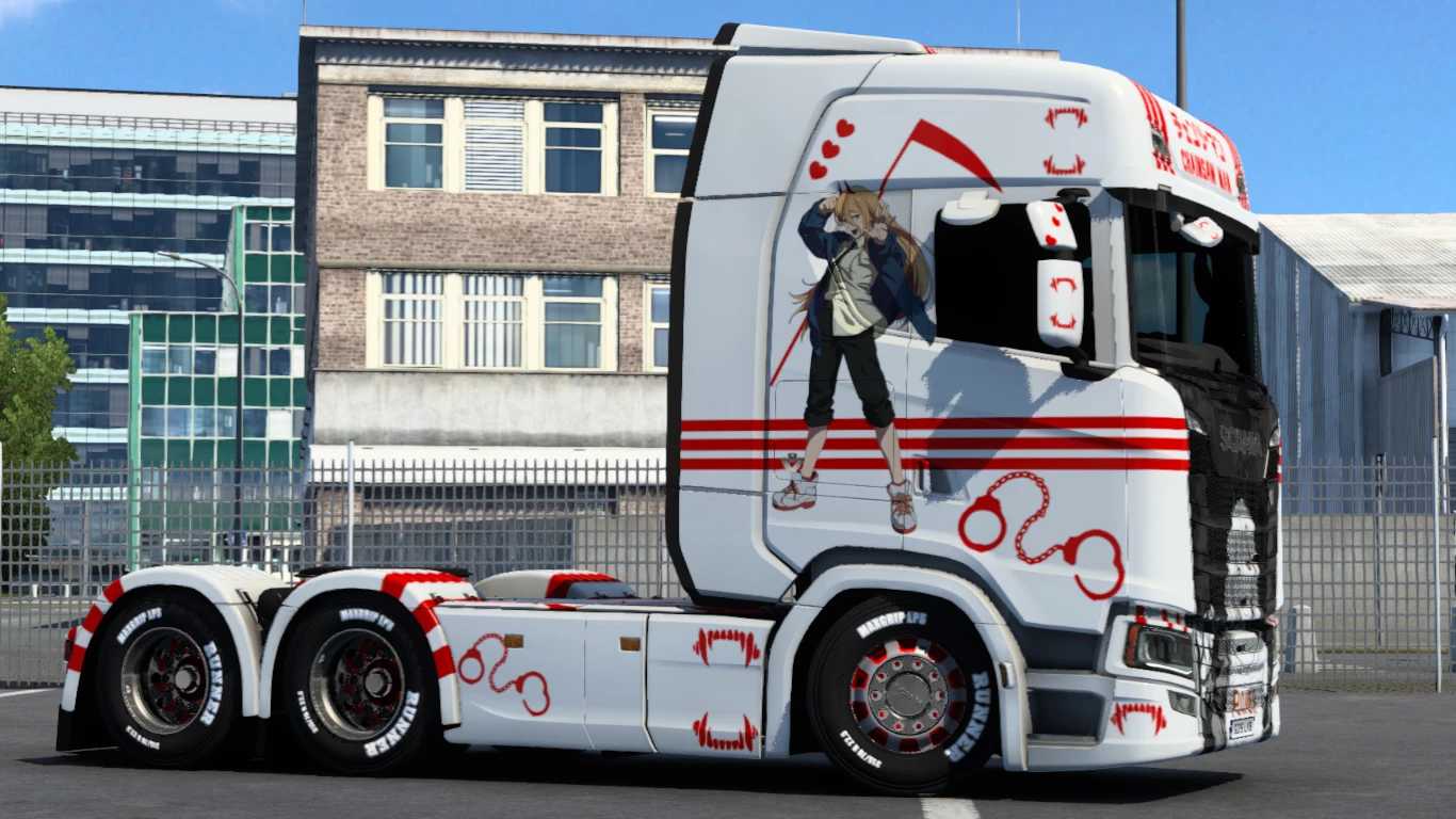 Chainsaw Man Power Scania Skin Ets Euro Truck Simulator Mods American Truck