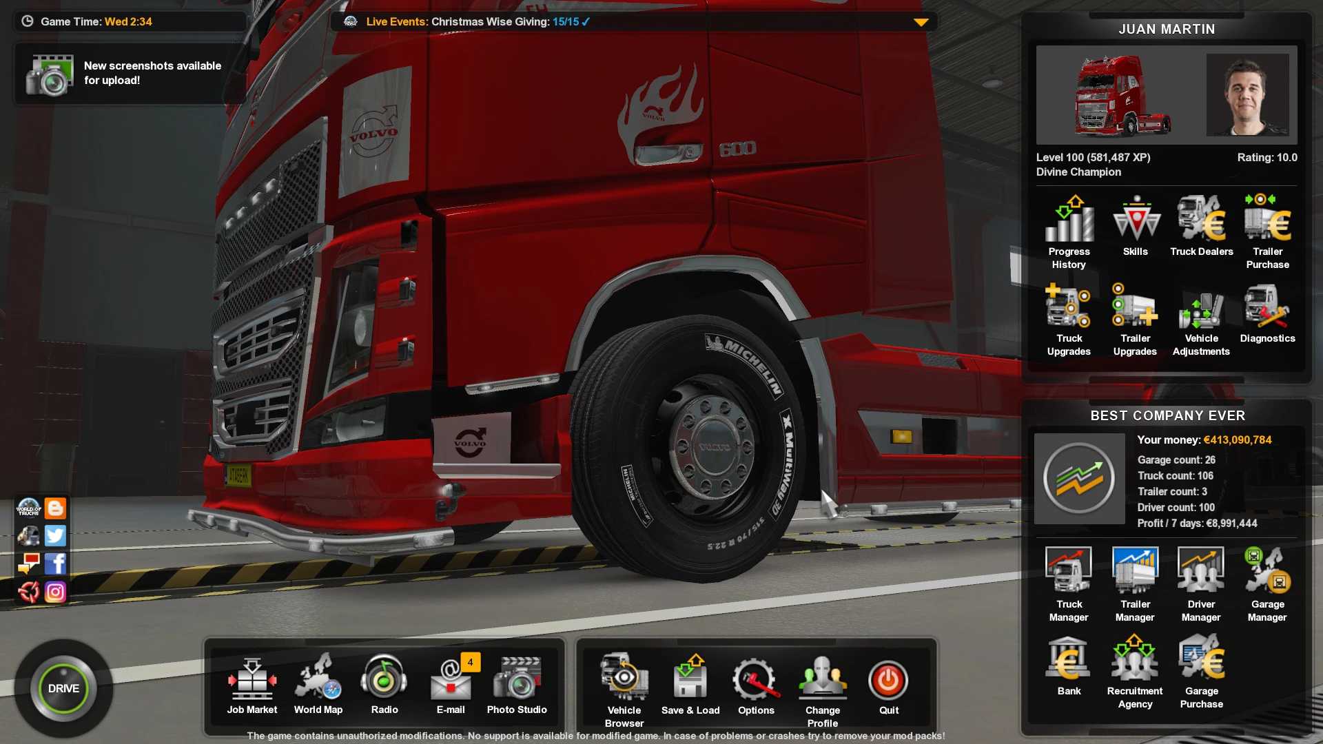 Euro Truck Simulator 2 1.35 (with all DLC) PC Game - Free Download