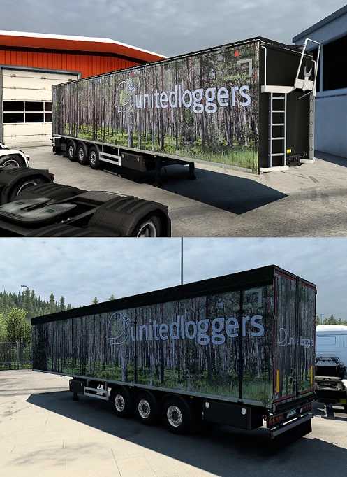 SCS Trailer UnitedLoggers Skin 1.47 ETS2 - Euro Truck Simulator 2 Mods ...